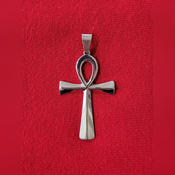 Egyptian Ankh Steel Pendant - Picture 2 of 7